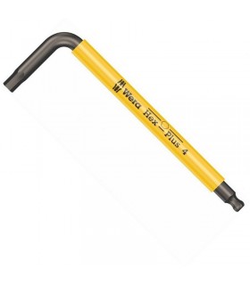 Wera 950 SPKS Renkli Kısa Allen Anahtar Topbaş HexPlus 4mm 05022673001