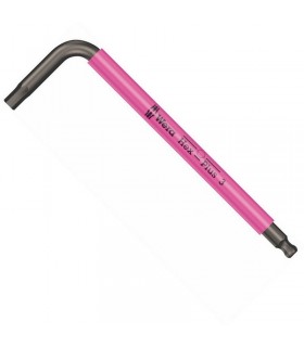 Wera 950 SPKS Renkli Kısa Allen Anahtar Topbaş HexPlus 3mm 05022672001