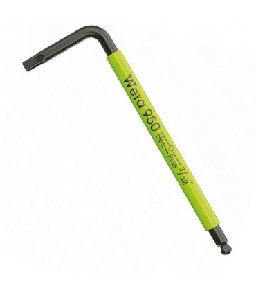 Wera 950 SPKS Renkli Kısa Allen Anahtar Topbaş HexPlus 3/32" 05022652001
