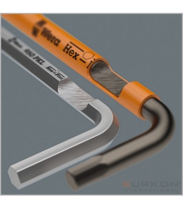 Wera 950 SPKS Renkli Kısa Allen Anahtar Topbaş HexPlus 2mm 05022670001