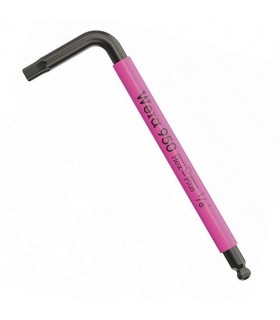 Wera 950 SPKS Renkli Kısa Allen Anahtar Topbaş HexPlus 1/8" 05022653001