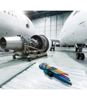 Wera 950 SPKL Renkli Alyan Anahtar Topbaş HexPlus 8mm 05022614001