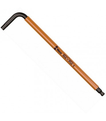 Wera 950 SPKL Renkli Alyan Anahtar Topbaş HexPlus 5mm 05022610001