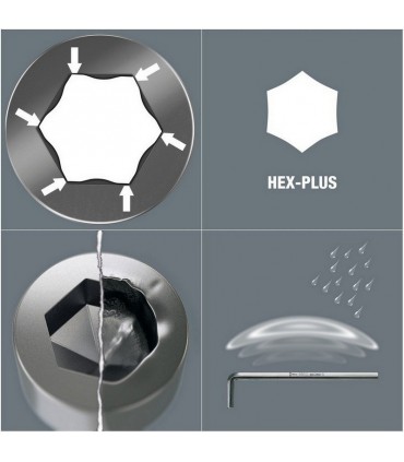 Wera 950 L Krom Alyan Anahtar HexPlus Uzun 3mm 05021615001