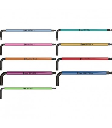 Wera 950/9 SPKL SB HexPlus Topbaş Renkli Alyan Seti 05073593001