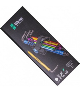 Wera 950/9 SPKL HF HexPlus Topbaş Renkli Alyan Seti 05022210001