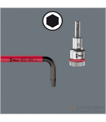 Wera 950/9 PKLS Hexplus Krom Topbaş Alyan Seti 05073594001