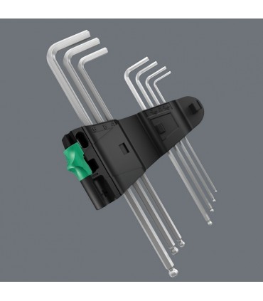 Wera 950/9 PKLS Hexplus Krom Topbaş Alyan Seti 05073594001