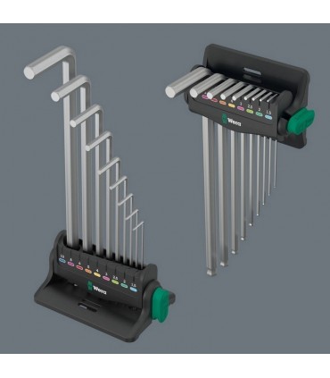 Wera 950/9 PKL Krom HexPlus Topbaş Allen Set 8 Mıknatıslı 05022102001