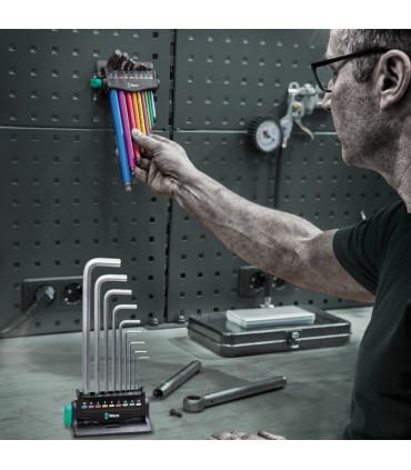 Wera 950/9 PKL Krom HexPlus Topbaş Allen Set 8 Mıknatıslı 05022102001