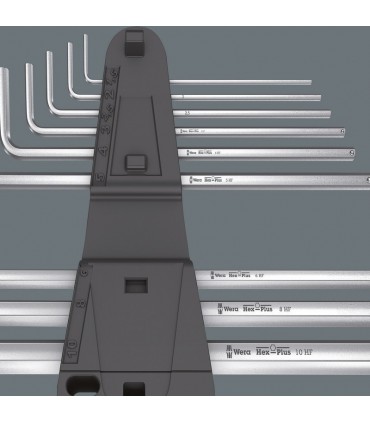 Wera 950/9 L HF HexPlus Krom Uzun Alyan Seti 05022130001