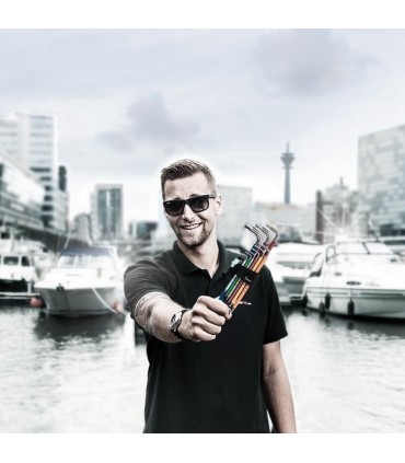 Wera 950/9 HexPlus 2 Krom Kaplı Alyan Anahtar Seti 05021909001