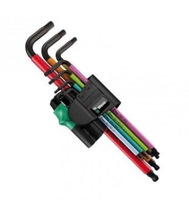Wera 950/7 SPKL Hexplus Mıknatıslı Topbaş Renkli Alyan Seti 05022534001