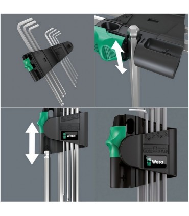 Wera 950/7 PKL Krom Alyan Seti 1 Topbaş HexPlus Manyetik 05022101001