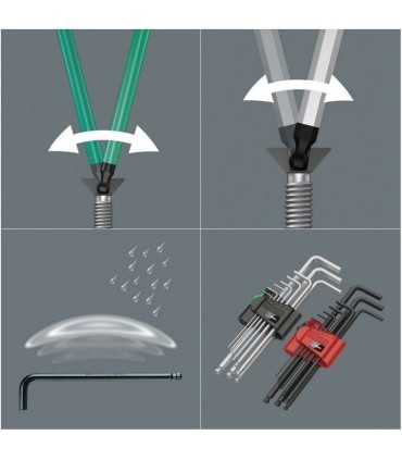 Wera 950/13 PKL Alyan Seti Topbaş HexPlus Blacklaser Imperyal 05021728001