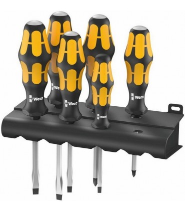 Wera 932 918 Pozidriv Düz Keski Tornavida Seti 6P 05018287001