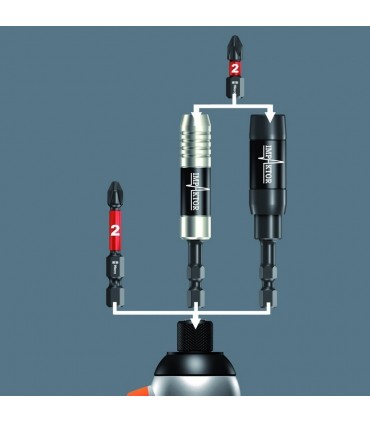 Wera 897/4 IMP R SB Impaktor BiTorsion Bits Tutucu 75mm 05073990001