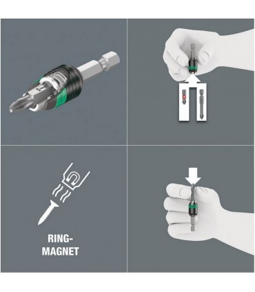 Wera 887/4 RR Rapidaptor Mıknatıslı Bits Tutucu 57mm 05052490001