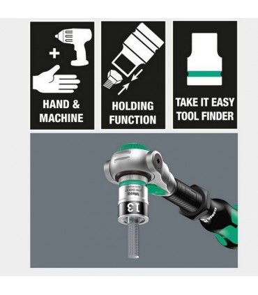 Wera 8790 HMC HF Zyklop 1/2" Lokma 37x17mm 05003737001