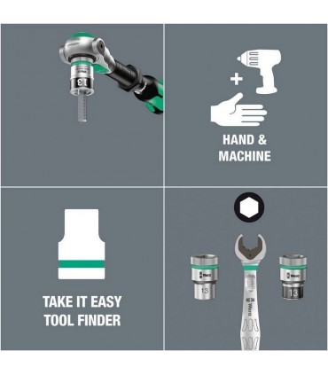 Wera 8790 HMB HF Zyklop 3/8" Lokma 29x7,0mm 05003741001