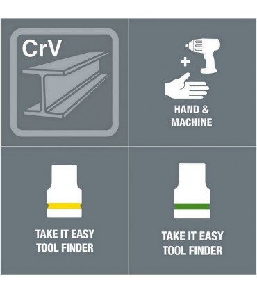 Wera 8790 HMB 3/8" Soket Zyklop Lokma 29x7mm 05003552001