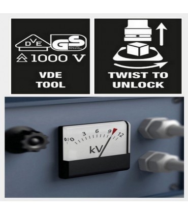 Wera 8790 B VDE 3/8" Zyklop Soket Lokma 46x16mm 05004960001