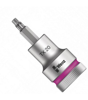 Wera 8767 C Zylop 1/2" Lokma Bits Torx HF TX20x60mm 05003830001