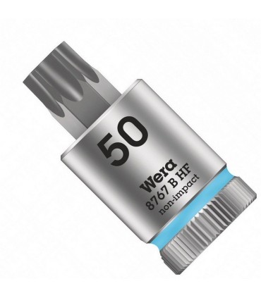 Wera 8767 B Zylop 3/8" Lokma Bits Torx HF TX50x38.5mm 05003072001