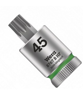 Wera 8767 B Zylop 3/8" Lokma Bits Torx HF TX45x38.5mm 05003070001