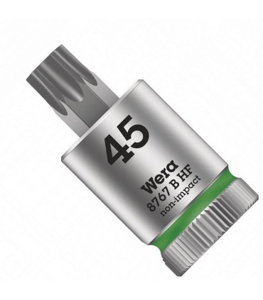 Wera 8767 B Zylop 3/8" Lokma Bits Torx HF TX45x38.5mm 05003070001