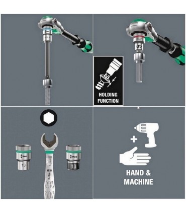 Wera 8767 B Zylop 3/8" Lokma Bits Torx HF TX20x35mm 05003061001