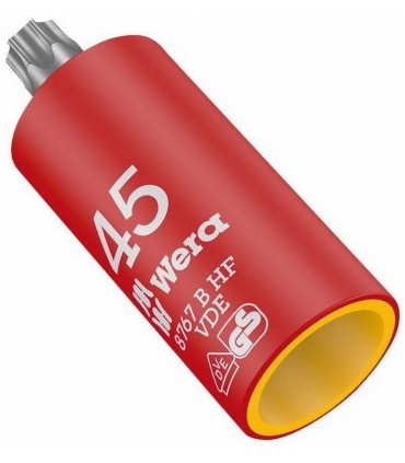 Wera 8767 B VDE HF İzole 3/8" Lokma Torx Bits TX45 05004925001