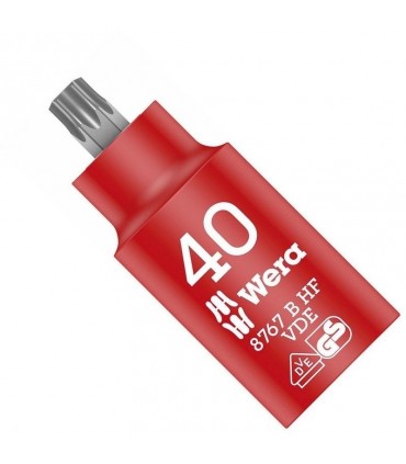 Wera 8767 B VDE HF İzole 3/8" Lokma Torx Bits TX40 05004924001