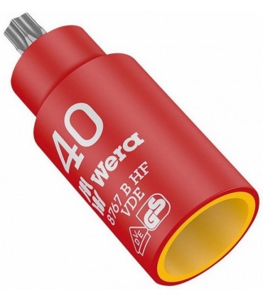 Wera 8767 B VDE HF İzole 3/8" Lokma Torx Bits TX40 05004924001