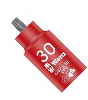 Wera 8767 B VDE HF İzole 3/8" Lokma Torx Bits TX30 05004923001