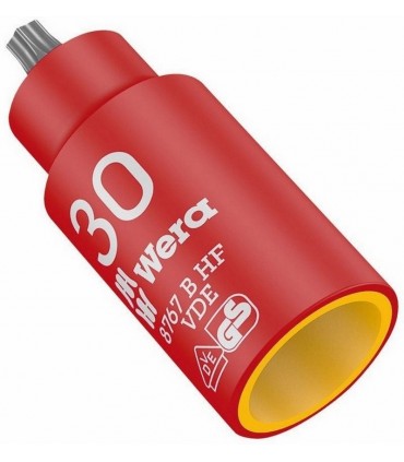 Wera 8767 B VDE HF İzole 3/8" Lokma Torx Bits TX30 05004923001