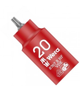 Wera 8767 B VDE HF İzole 3/8" Lokma Torx Bits TX20 05004920001