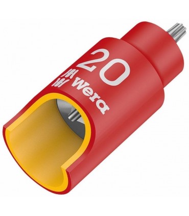Wera 8767 B VDE HF İzole 3/8" Lokma Torx Bits TX20 05004920001