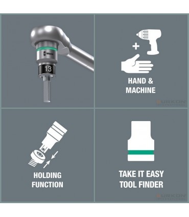 Wera 8767 A HF Zyklop 1/4" Lokma Torx Bits 100mm TX40 05003372001