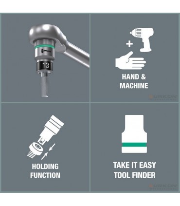 Wera 8767 A HF Zyklop 1/4" Lokma Torx Bits 100mm TX30 05003370001