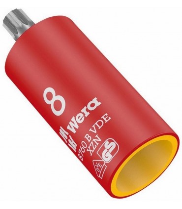 Wera 8760 B VDE HF İzole 3/8" Lokma Multipoint Bits M8 05004940001