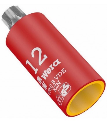 Wera 8760 B VDE HF İzole 3/8" Lokma Multipoint Bits M12 05004942001