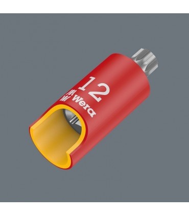 Wera 8760 B VDE HF İzole 3/8" Lokma Multipoint Bits M12 05004942001