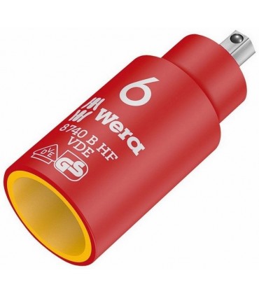 Wera 8740 B VDE HF İzole 3/8" Lokma HexPlus Bits 6mm 05004902001