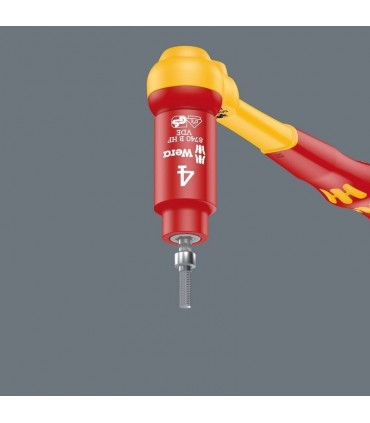 Wera 8740 B VDE HF İzole 3/8" Lokma HexPlus Bits 4mm 05004900001