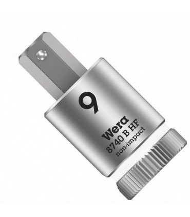 Wera 8740 B HF Zylop 3/8" Lokma Bits HexPlus 9x38.5mm 05003041001