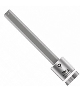 Wera 8740 B HF Zylop 3/8" Lokma Bits HexPlus 9x100mm 05003042001