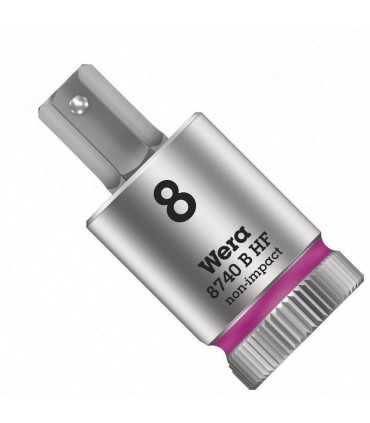 Wera 8740 B HF Zylop 3/8" Lokma Bits HexPlus 8x38.5mm 05003039001