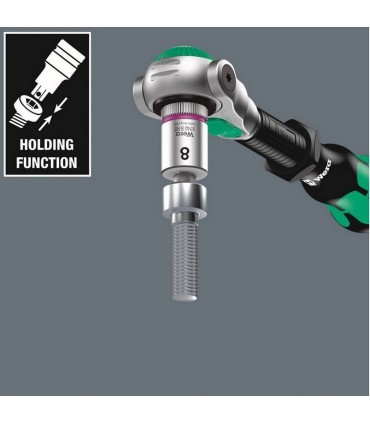 Wera 8740 B HF Zylop 3/8" Lokma Bits HexPlus 8x38.5mm 05003039001