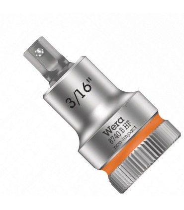 Wera 8740 B HF Zylop 3/8" Lokma Bits HexPlus 3/16"x35mm 05003085001